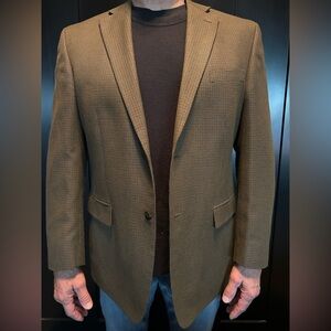 Geoffrey Beene Men’s houndstooth blazer excellent condition size 44